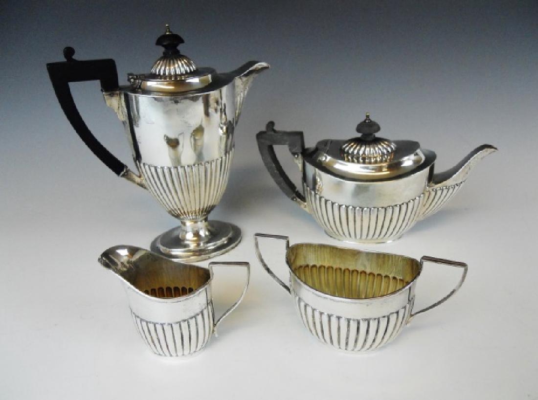 English Sterling Silver Tea Set, BIRKS, (4pc)