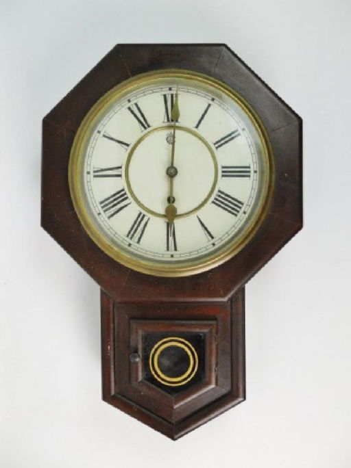 Antique Wall Clock Waterbury Co