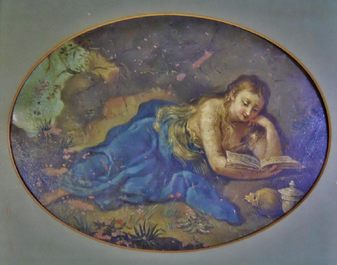 18th C. Oil Painting on Copper Plate