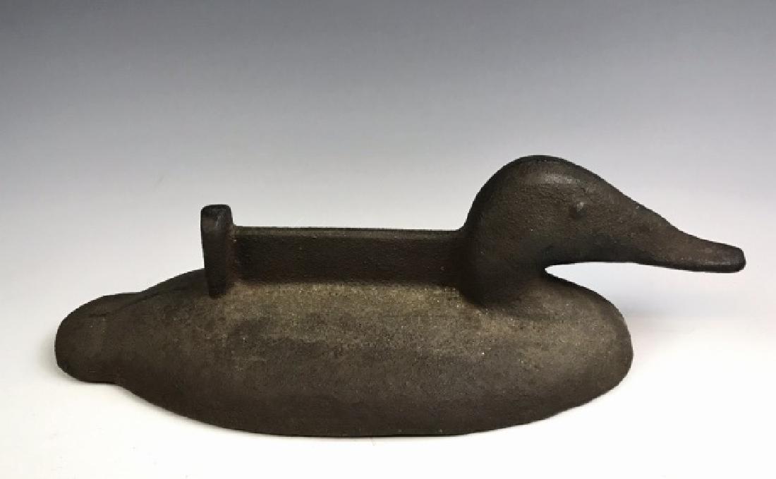 Antique Cast Iron Duck Form Boot Scraper