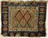 Two Wool Oriental Saddle Blanket Pieces, (2pc)