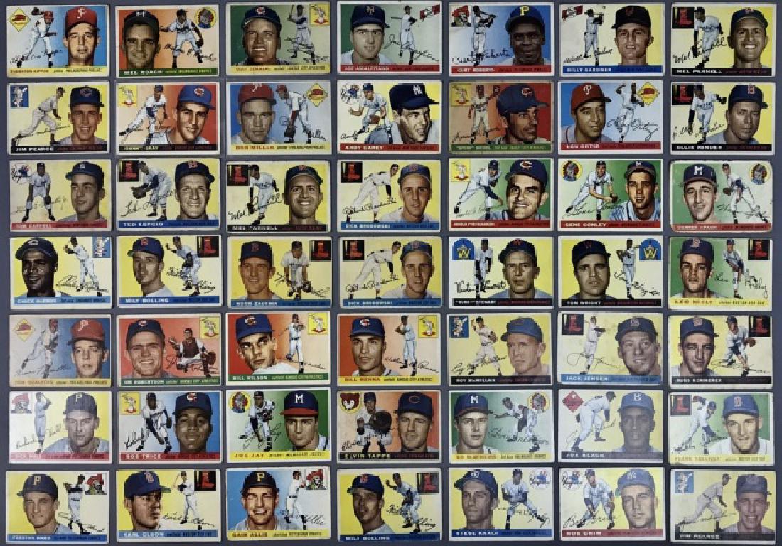 Collection of Topps Baseball Cards (76pc): Collection of seventy six baseball cards primarily from the 1950's and 60's including: Jim Lonborg, Harmon Killebrew, Gil Hodges, Tony Conigliaro, Carl Yazstrzemski and many more.