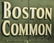 Early 20th C. Hand Painted Sign, BOSTON COMMON - 2
