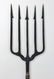 Antique Wrought Iron Fish and Eel Spears, (5pc) - 10