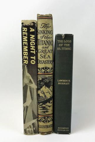 Titanic Disaster 1912 & Survivor Accounts (3pc): Titanic Disaster 1912 & Survivor Accounts (3pc). This lot includes: (1) "The Sinking of the Titanic and Great Sea Disasters: Thrilling Stories of Survivors with Photographs & Sketches" Edited by Logan