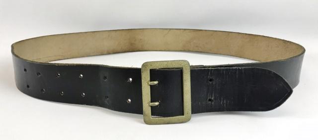 WW2 German Heer Officer Belt & Buckle: World War Two German Heer Officer Belt and Buckle. Pebbled brass two claw buckle with gilt wash. Black leather belt . Excellent condition with light wear.