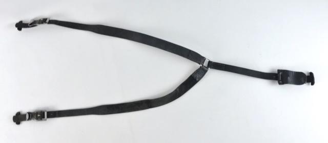 WW2 German Kriegsmarine Combat "Y" Straps, 1939: World War Two German Kriegsmarine EM / NCO "Y" straps. Sewn leather construction with steel suspension rings, belt clips and center ring. All three straps marked with Kriegsmarine eagle over "M" accep