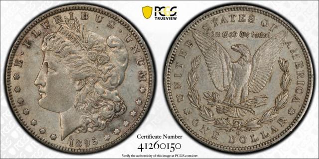 1895 O Morgan Silver Dollar, PCGS XF45 (1 of 6)