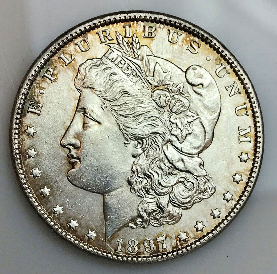 1897 O Morgan Silver Dollar, BU (1 of 2)