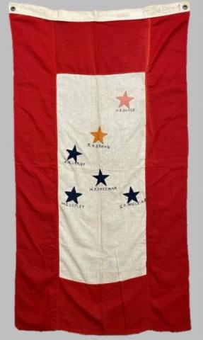 WW1 - WW2 Men in Service Flags (9pc) (1 of 6)