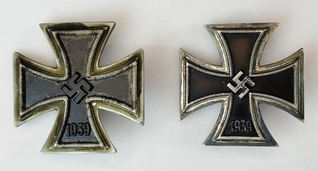 Two WW2 German Iron Cross 1st Class (2pc) (1 of 7)