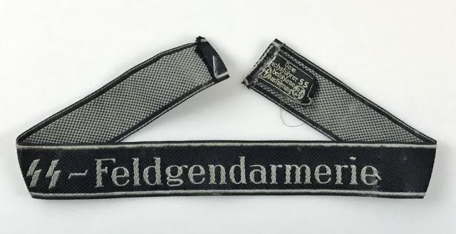 WW2 German SS EM / NCO Feldgendarmerie Cuff Title (1 of 6)