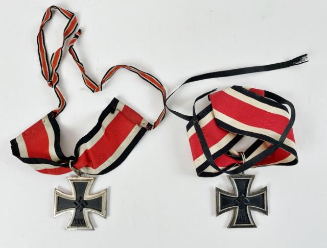 Two Reproduction WW2 Knights Crosses (2pc) (1 of 5)