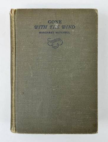 Civil War Novel Gone With The Wind 1st Ed 1936: Civil War Novel Gone With The Wind 1st Ed. 1936. "Gone With The Wind" by Margaret Mitchell (New York: The MacMillan Company, 1936), 8vo,cloth, 1037pp. Published June 1936, 1st Edition, 2nd issue. Grey