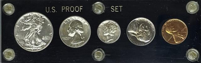 1940 Proof Set, Gem Proof (1 of 2)