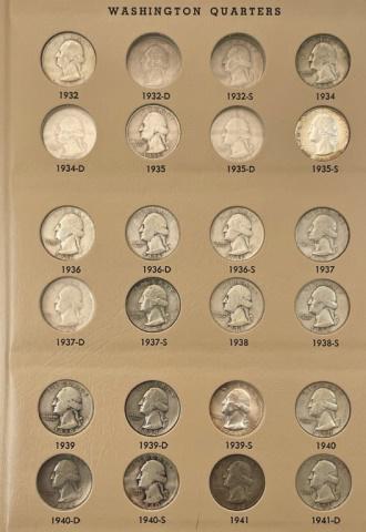 US Washington Quarter Set 1932-1998 (138pc) (1 of 5)