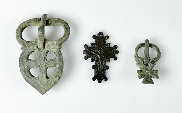 Bronze Viking Cross, Jewelry (3pc) (1 of 6)