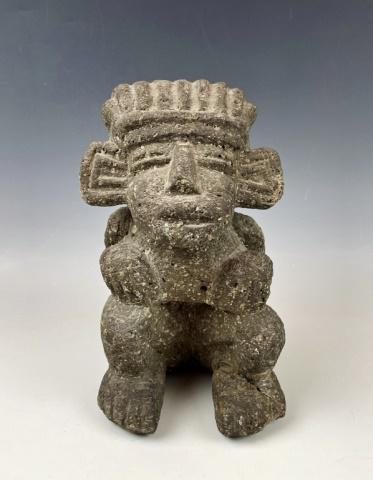 Pre-Columbian Aztec, Mayan Stone Figure (1 of 4)