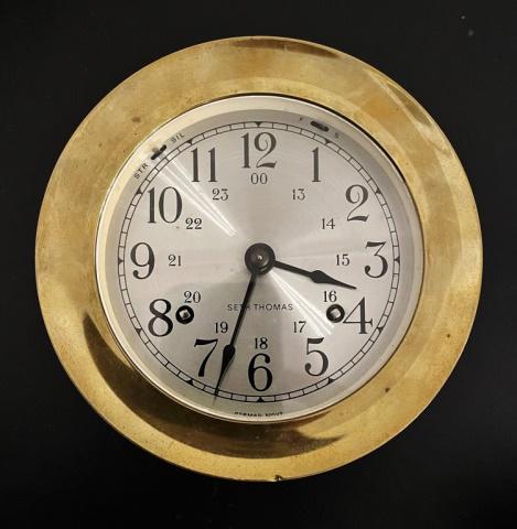 Vintage Ship's Bell Clock, Seth Thomas (1 of 3)