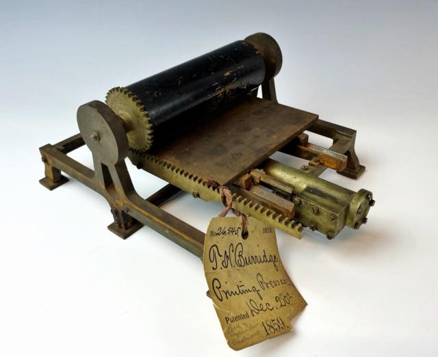 1859 US Patent Model, Printing Press (1 of 7)