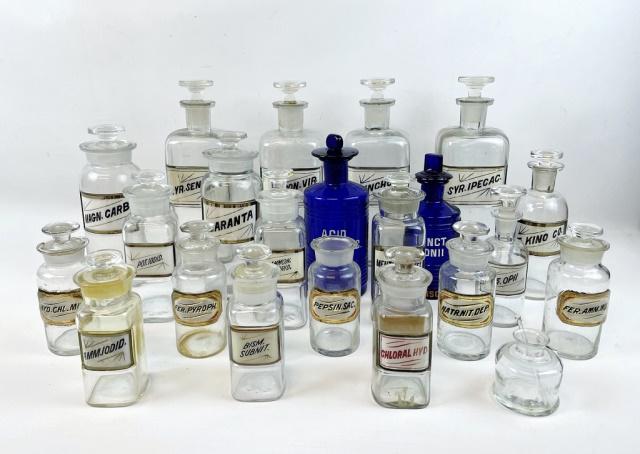 Collection, Antique Apothecary Bottles (22pc) (1 of 8)