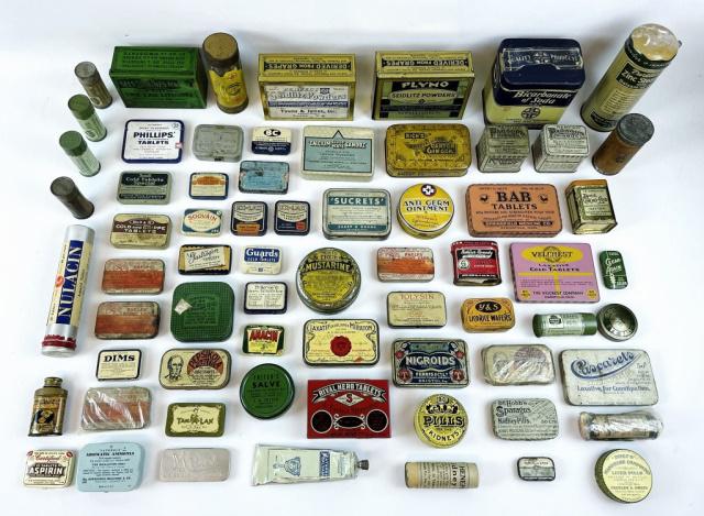Collection, Antique Medical, Product Tins (69pc) (1 of 6)