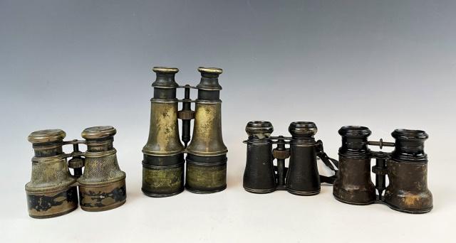 Antique Military Field Glasses (4pc) (1 of 6)