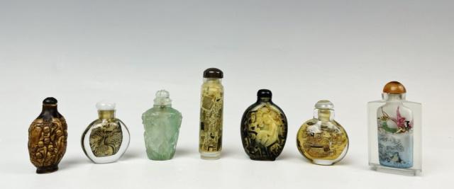 Collection, Antique Chinese Snuff Bottles (7pc) (1 of 7)