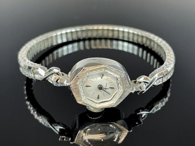 Antique 14K Gold Art Deco Wrist Watch, Hamilton (1 of 4)