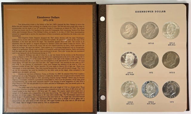 1971-1978 Complete Eisenhower Dollars, BU (32pc) (1 of 5)