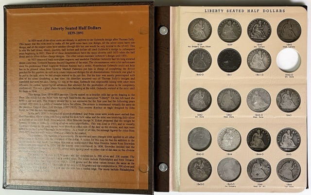 1839-1891 Seated Liberty Halves, AG-AU (100pc) (1 of 12)