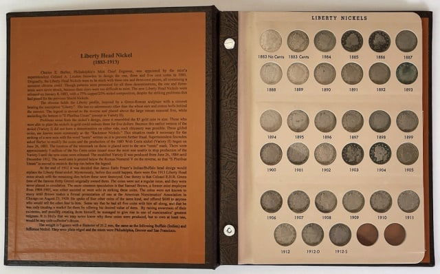 1883-1912 Liberty Nickels, AG-VF (33pc) (1 of 3)