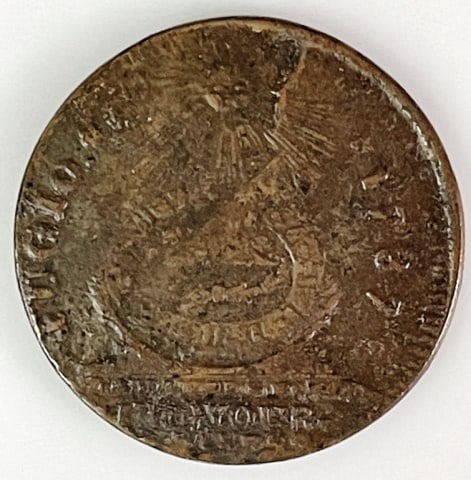 1787 Colonial Fugio Cent, VF-XF (1 of 2)