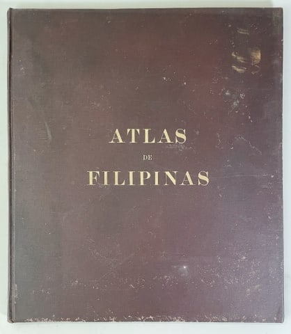 Book, "Atlas De Filipinas" By P. Jose Algue, 1900 (1 of 8)