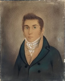 18th C. Portrait, Peleg Macy, Nantucket 1760-1838