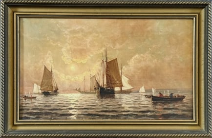 Oil on Canvas Painting, Thomas Clarkson Oliver