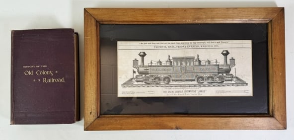 Book, Print, Old Colony Railroad (2pc)