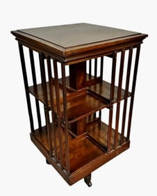 Antique Revolving Bookcase, John Danner Mfg Co