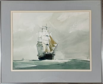 Painting, Watercolor on Paper, James Mitchell