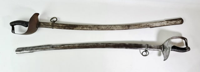Two 19th C. Spanish Artillery Swords (2pc)