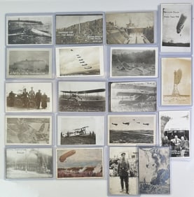 Postcards, WW1 Aviation, Balloons, Navy (20pc)