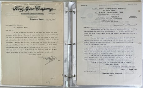 Early 20 C Automobile Ephemera Collection (34pc)