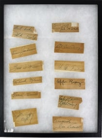 Autographs, MLB Hall of Fame Legends (12pc)