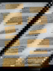 Autographs, MLB Hall Of Fame Legends (13pc)