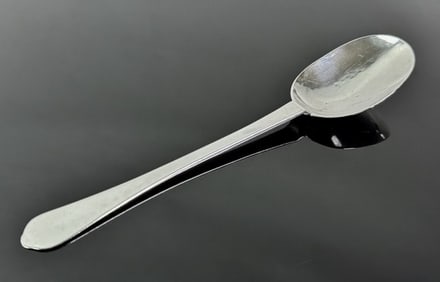 17th-18th C Boston Coin Silver Tablespoon, IE