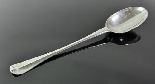 18th C Boston Coin Silver Tablespoon, A Tyler