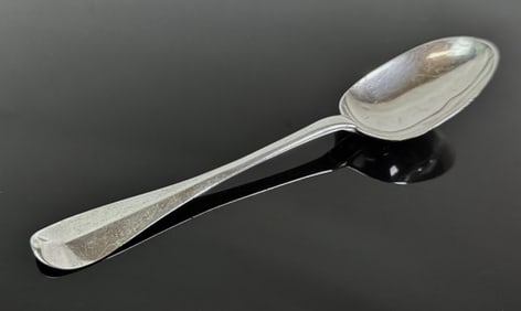 1750 Date Boston Coin Silver Tablespoon, W Breed