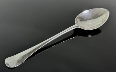 18th C American Silver Tablespoon, Daniel Parker