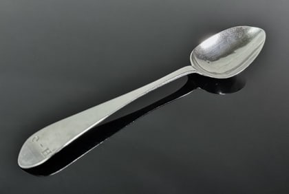 18th C American Silver Tablespoon, Loring Bailey
