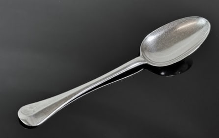 18th C American Silver Tablespoon, N. Hurd